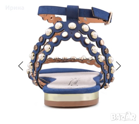 Ниски дамски сандали с каишки, снимка 3 - Сандали - 41308981
