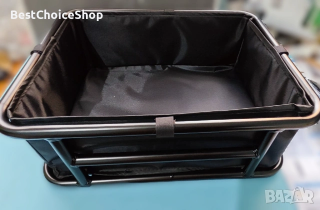 Кошница за велосипед, мотопед, скутери и електрически. + Товарна мрежа и дебела подплата 