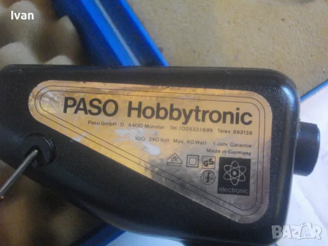 60 вата немски оригинален ЕЛЕКТРИЧЕСКИ ПИСТОЛЕТ ЗА ЛЕПЕНЕ СЪС СИЛИКОН пръчки ф11мм Старо качество , снимка 15 - Други инструменти - 47758737