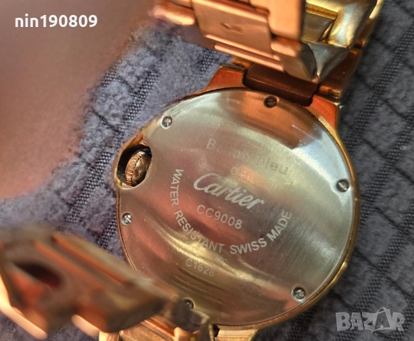 Дамски часовник Cartier Ballon Bleu, снимка 5 - Дамски - 51463793