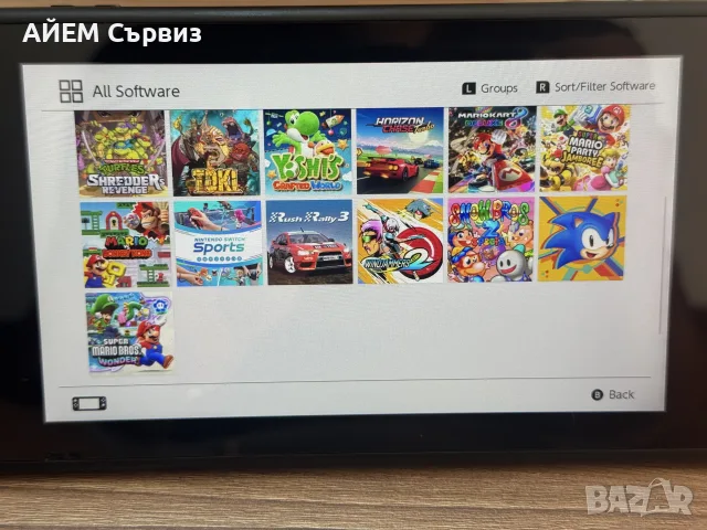 Nintendo Switch с поставен чип и 128GB, снимка 10 - Nintendo конзоли - 55801598