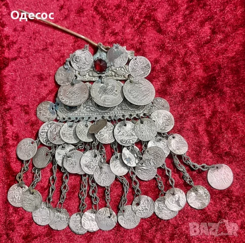 Старинен възрожденски накит ,трепка, снимка 8 - Антикварни и старинни предмети - 50462297