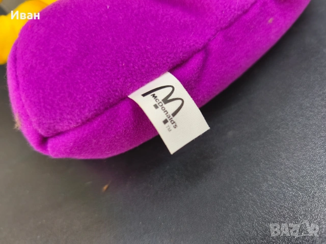 винтидж плюшен настолен часовник с Роналд Макдоналд, снимка 8 - Антикварни и старинни предмети - 53711539