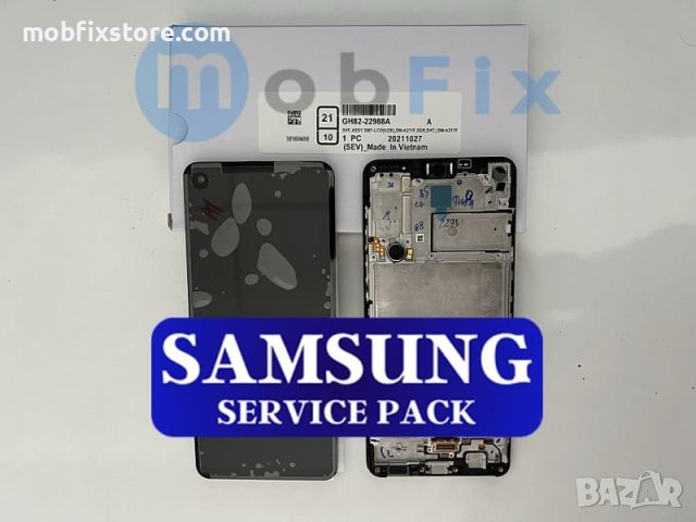 Оригинален дисплей с тъч скрийн за Samsung A21s, A217F / Service Pack, снимка 2 - Резервни части за телефони - 40493486