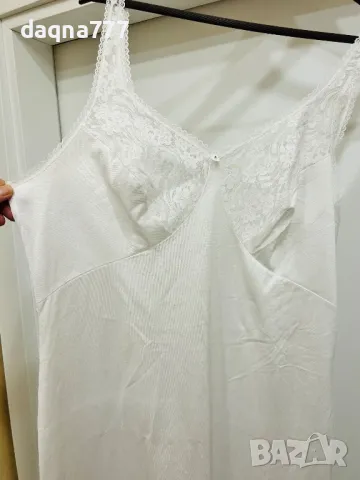 Бяла дамска нощница/ комбинезон S, снимка 5 - Нощници - 49415828