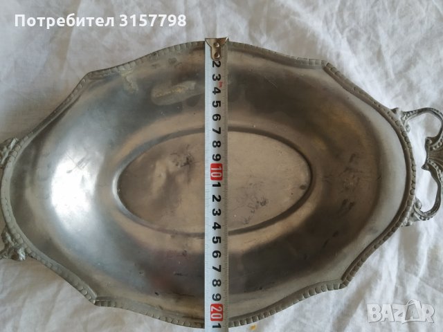 стара метална купа,фруктиера, снимка 3 - Антикварни и старинни предмети - 34099127
