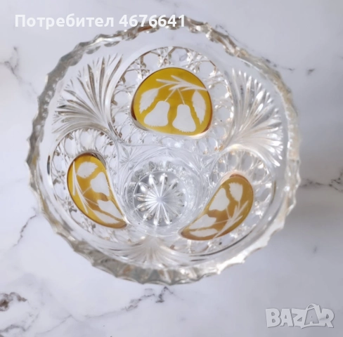 Кристална ваза, снимка 2 - Вази - 52936722