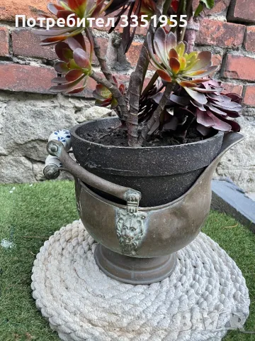 Медни Кашпи за Цветя, снимка 4 - Декорация за дома - 47815370