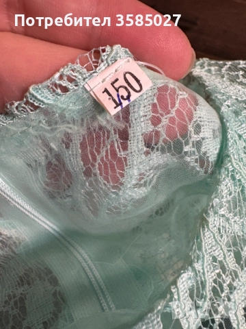 Тюркоазена рокля тип принцеса – лека, ефирна, елегантна, снимка 7 - Детски рокли и поли - 52859998