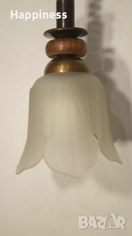 Абажур (Пендел) с Нова LED крушка E27, снимка 5 - Лампи за таван - 52268878