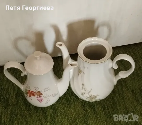 Порцеланови кани и латиера на завод "Китка", снимка 1