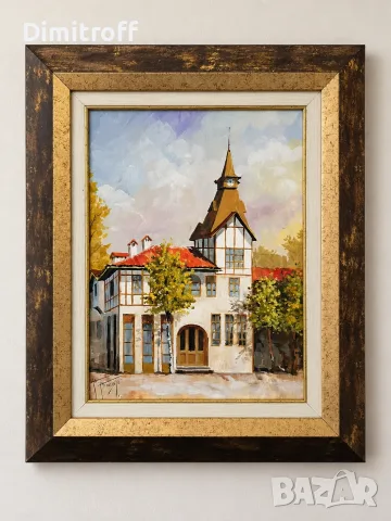 „Пазарджик“ – картина от Живко Желев, акрил