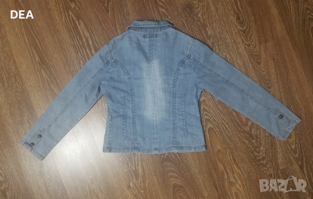 Дамско дънково яке тип сако S/M-5лв.НАМАЛЕНИЕ, снимка 2 - Якета - 41717648