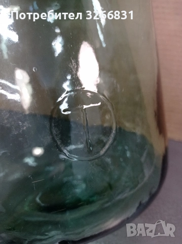 винтидж стъклен буркан 10 L, снимка 2 - Антикварни и старинни предмети - 53637941