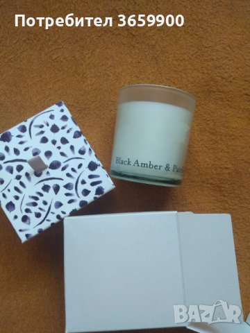 Ароматна свещ Black Amber & Patchouli , снимка 3 - Други стоки за дома - 41935663