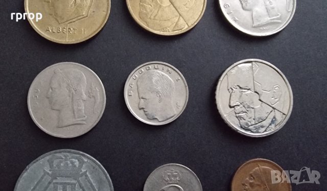 Монети. Белгия. Белгийски франк . 12 бр, снимка 9 - Нумизматика и бонистика - 41649459