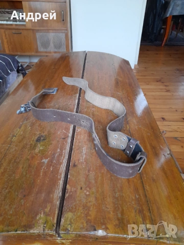 Стара кожена ремъчка,ремък за пушка #16, снимка 2 - Оборудване и аксесоари за оръжия - 53519115