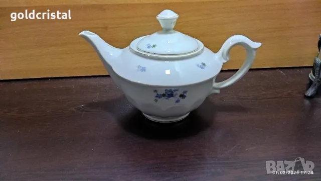 Стар български порцелан чайни, снимка 2 - Антикварни и старинни предмети - 48922843