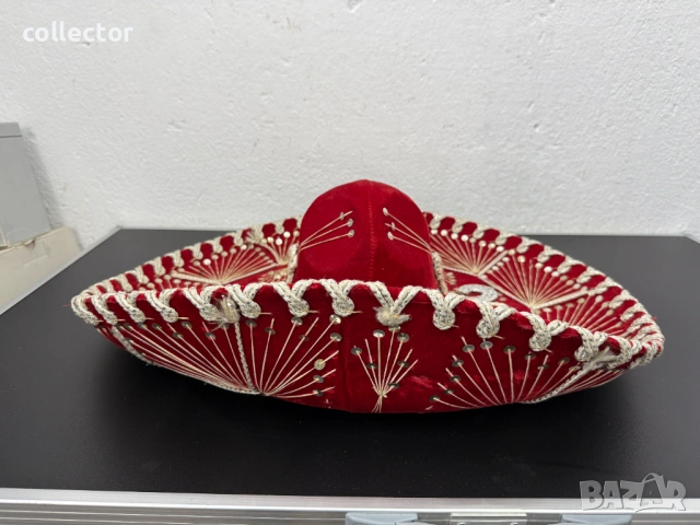 Богато украсено мексиканско сомбреро. №7847, снимка 8 - Други - 53097100