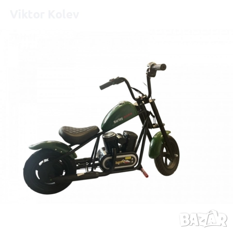 Електрически мини скутер C12B Harley baby, снимка 3 - Детски велосипеди, триколки и коли - 52941551