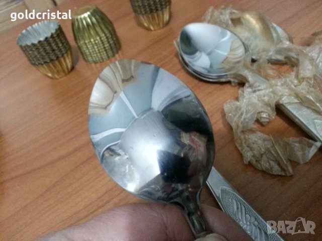 Ретро руски прибори за хранене лъжици вилици ножове лъжички , снимка 3 - Антикварни и старинни предмети - 40061677