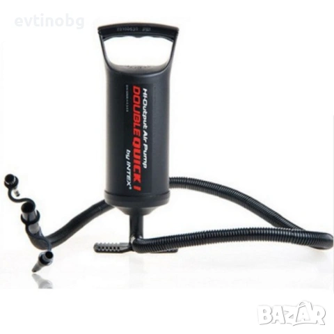 Ръчна помпа за надуване INTEX 68612 с вентилационен маркуч и 3 броя накрайници, снимка 2 - Други - 53870160
