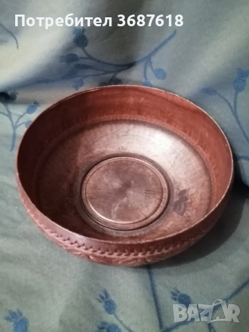 Метална купа, снимка 2 - Антикварни и старинни предмети - 53755635