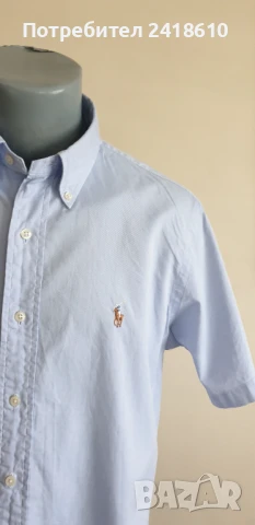 POLO Ralph Lauren Cotton Custom Fit Mens Size 15 1/2 - 39 - M  ОРИГИНАЛНА Риза!, снимка 8 - Ризи - 51205102