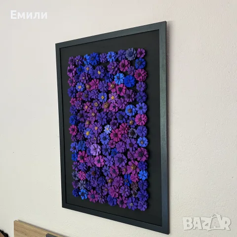3д картина еко шишарки виолетов цвят , снимка 4 - Пана - 56010230