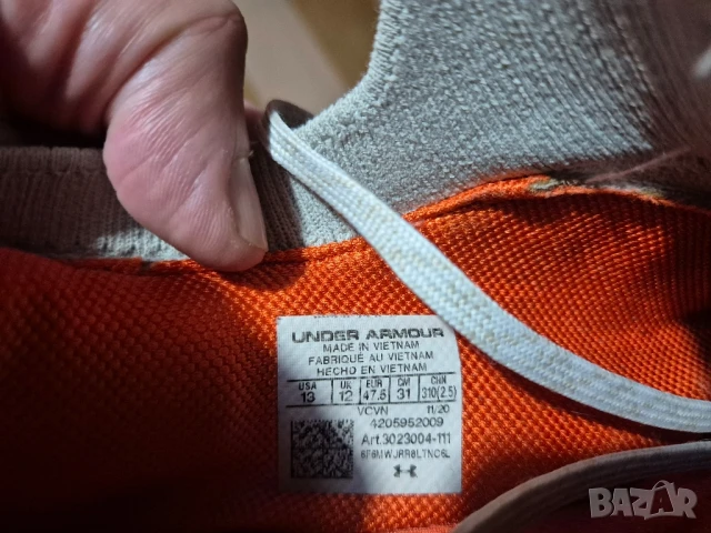 Under armour-original-номер46-46.5, снимка 7 - Маратонки - 50927825