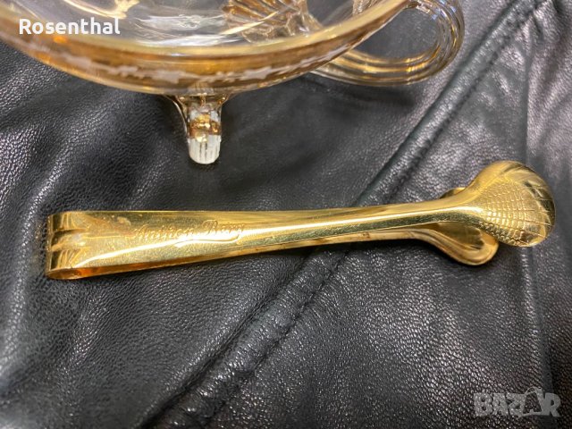 Кристална купичка, ръчна дизайнерска изработка с богата позлата, снимка 3 - Декорация за дома - 39523686