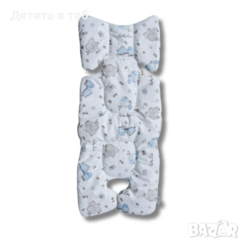 Постелка за количка супер Синя костенурка, снимка 1