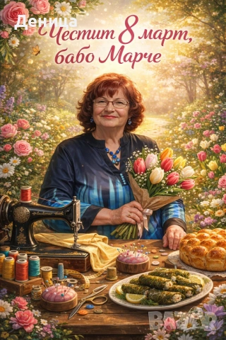 Карикатура подарък за 8 март