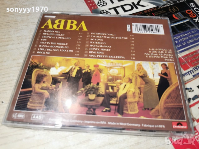 ABBA ORIGINAL CD-ВНОС GERMANY 0603261910H2E6R, снимка 10 - CD дискове - 53738520