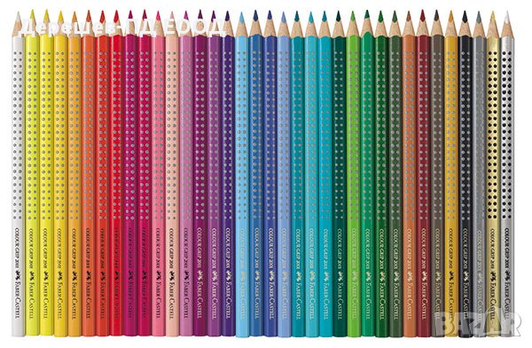 Цветни акварелни моливи GRIP 36 цвята Faber Castell, снимка 2 - Ученически пособия, канцеларски материали - 42072991