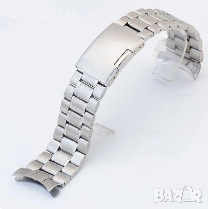 СТОМАНЕНА ВЕРИЖКА ЗА ЧАСОВНИК BREITLING OLMECA С ИЗВИТИ НАКРАЙНИЦИ. ВЕРИЖКИ ЗА ЧАСОВНИЦИ БРАЙТЛИНГ, снимка 15 - Каишки за часовници - 51614631