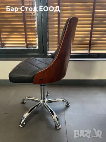 Стол със статични стъпки Boston black, снимка 3 - Столове - 48103041