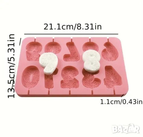 Молд цифри , снимка 5 - Форми - 50238653