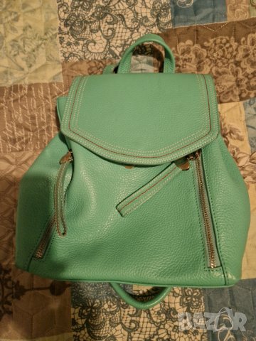 само днес Чанта раничка естествена кожа, снимка 6 - Раници - 39089400