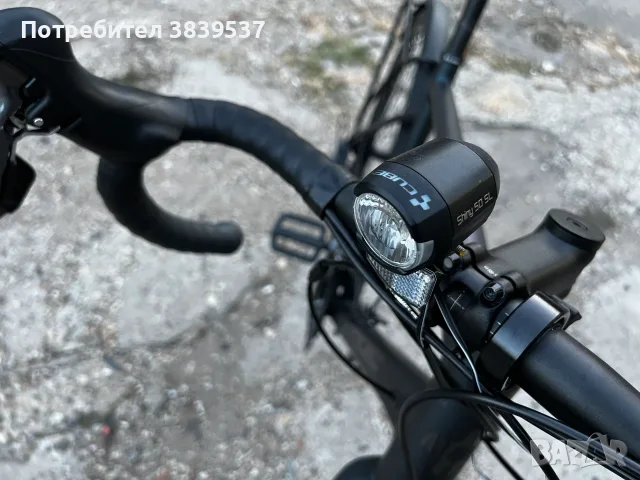 Gravel велосипед CUBE Nuroad FE 2023 (Dark Blue) – Динамо осветление & Заден багажник, М размер, снимка 13 - Велосипеди - 55891865