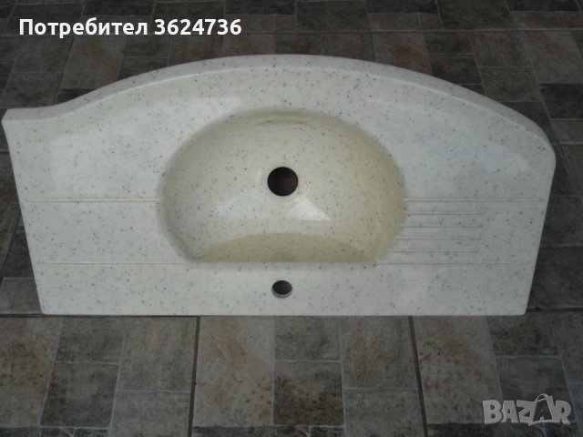 Мивка за баня от технически камък, снимка 2 - Мивки - 39586425