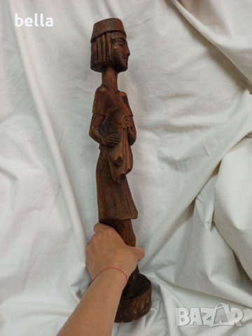 МАСИВНА ДЪРВЕНА ПЛАСТИКА , снимка 3 - Други ценни предмети - 40800423