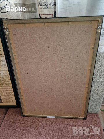 Earth Moon World. Постер, плакат, картина на Луната и нейните фази. Рамкирана, снимка 2 - Декорация за дома - 40317685