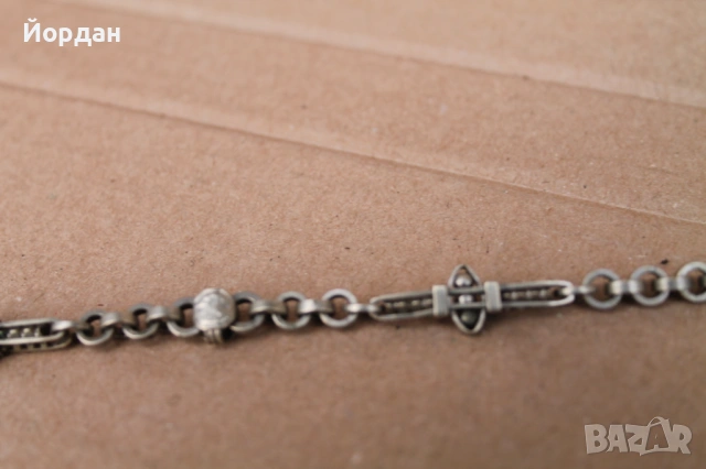 Ланец/Синджир/Кюстек за джобен часовник, снимка 4 - Други ценни предмети - 53444603