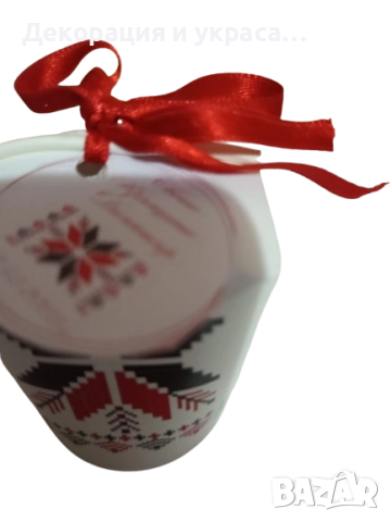 Бюджетни бонбониерки в етно стил за Кръщенка, снимка 3 - Декорация - 52593681