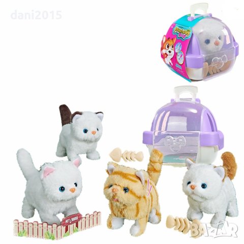 Сладко коте в чанта, снимка 1 - Електрически играчки - 44338424
