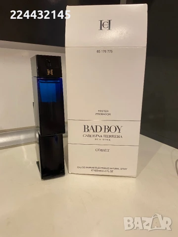 Carolina Herrera bad boy Cobalt 100 ml EDP , снимка 2 - Мъжки парфюми - 51077253