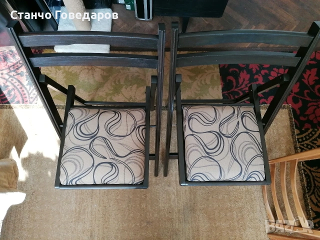 СГЪВАЕМИ СТОЛОВЕ ОТ МАСИВНО ЗДРАВО ДЪРВО, С ЦВЯТ-ПАЛИСАНДЪР В ОТЛИЧНО СЪСТОЯНИЕ ! 