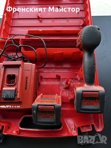 Пълен комплект акумулаторен гайковерт Hilti SIW 14-A – Втора употреба, снимка 5 - Винтоверти - 56047129