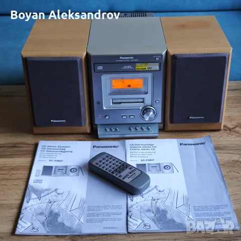 Panasonic SC-PM07 с Оригинални Колони, Книжки и Дистанционно , снимка 2 - Аудиосистеми - 56132661